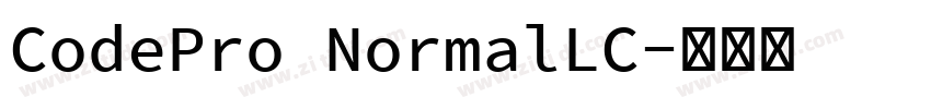 CodePro NormalLC字体转换